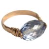 Gemshine - Damen - Ring - Spannring - Vergoldet - Amethyst - Blau, Ringgröße:59 (18.8) – Bild 5
