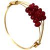 Gemshine - Damen - Ring - Vergoldet - Rubin - Rot