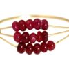 Gemshine - Damen - Ring - Vergoldet - Rubin - Rot – Bild 3