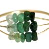 Gemshine - Damen - Ring - Vergoldet - Smaragd - Grün