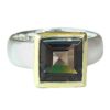 Gemshine - Damen - Ring - Silber 925 - Vergoldet - Rauchquarz - Braun – Bild 5