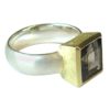 Gemshine - Damen - Ring - Silber 925 - Vergoldet - Rauchquarz - Braun – Bild 3