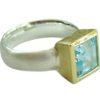 Gemshine - Damen - Ring - Silber 925 - Vergoldet - Topas - Blau – Bild 4