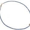 Gemshine - Damen - Halskette - Saphir - Perle - Vergoldet - Blau - Weiß - 45 cm – Bild 4