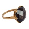 Gemshine - Damen - Ring - 9k (375) Gold - Rauchquarz - Braun - 15mm, Ringgröße:52 (16.6) – Bild 4