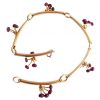 Gemshine - Damen - Armband - Vergoldet - Rubin - Rot – Bild 4