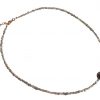 Gemshine - Damen - Halskette - Diamant  - Grau - Perle - 45 cm – Bild 5