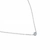Gemshine - Damen - Halskette - 0,03 Karat Diamant - 925er Sterling Silber - 42 cm – Bild 4