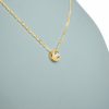 Gemshine - Damen - Halskette - Anhänger - 0,03 Karat Diamant - 925er Sterling Silber vergoldet - 42 cm – Bild 5