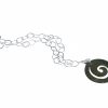Gemshine - Damen - Halskette - Anhänger - Medaillon  - Perlmutt - 925 Silber - Grau - 5 cm – Bild 5