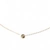 Gemshine - Damen - Halskette - Anhänger - 0,03 Karat Diamant - 925er Sterling Silber vergoldet - 42 cm – Bild 3