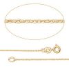GEMSHINE 14k 585 Gold Halskette. 1,5 mm Ankerkette im klassischen Design mit Längen von 40 bis 76 cm – Bild 3
