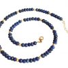 Gemshine - Damen - Halskette  - Lapis Lazuli - Facettiert - Blau - 45 cm – Bild 4
