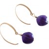 Gemshine - Damen - Ohrringe - Vergoldet - Amethyst - Facettiert - Violett - 2 cm – Bild 3