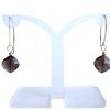 Gemshine - Damen - Ohrringe - Vergoldet - Rauchquarz - Facettiert - Braun - 2 cm – Bild 5