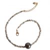 Gemshine - Damen - Armband - Diamant  - Grau - Perle - Tahiti – Bild 4