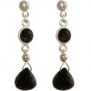 GEMSHINE Ohrringe mit schwarzen Onyx Edelsteinen. 925 Silber oder hochwertig vergoldete Tropfen Ohrhänger. Made in München / Deutschland. Im eleganten Schmucketui geliefert. Auch als SET mit Halskette – Bild 5