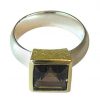 Gemshine - Damen - Ring - Silber 925 - Vergoldet - Rauchquarz - Braun, Ringgröße:54 (17.2) – Bild 5